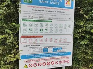 Déchetterie de Saint-James